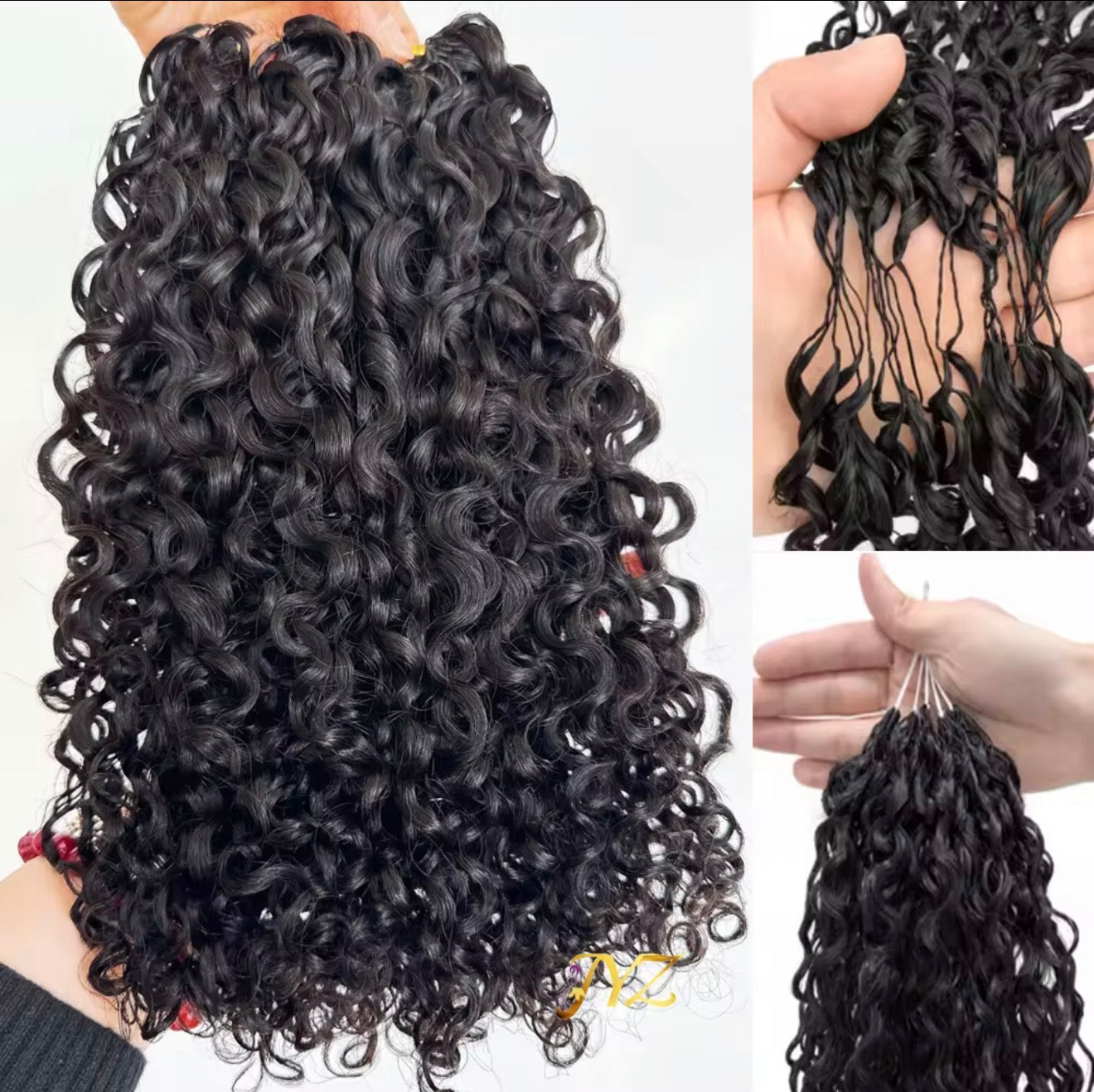 Human Hair Crochet Bundles - Bohemian Curls