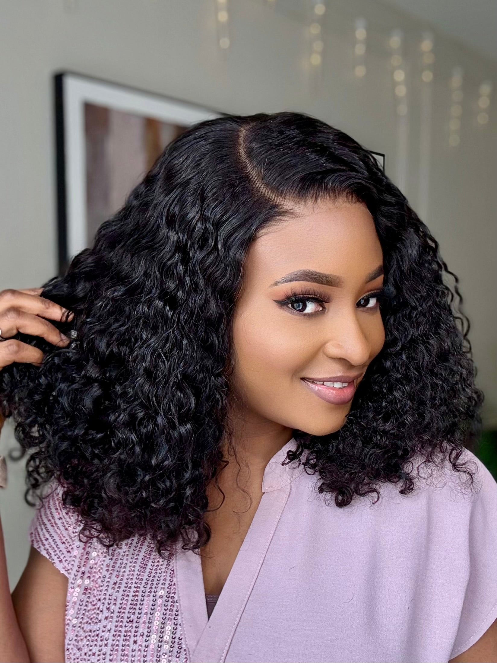 Luxury Virgin Water Curls 5x5 HD Wig