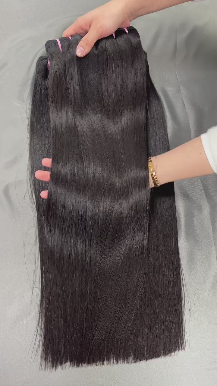 Luxury Virgin Straight Bundles